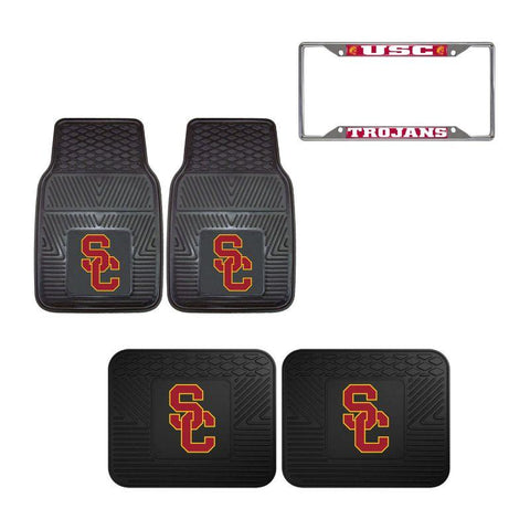 USC Trojans Car Accessories, Car Mats & License Plate Frame