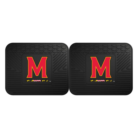Maryland Terrapins Front (Vinyl/Carpet) & Rear (Vinyl) Car Floor Mats