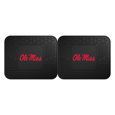 Ole Miss Rebels Front (Vinyl/Carpet) & Rear (Vinyl) Car Floor Mats