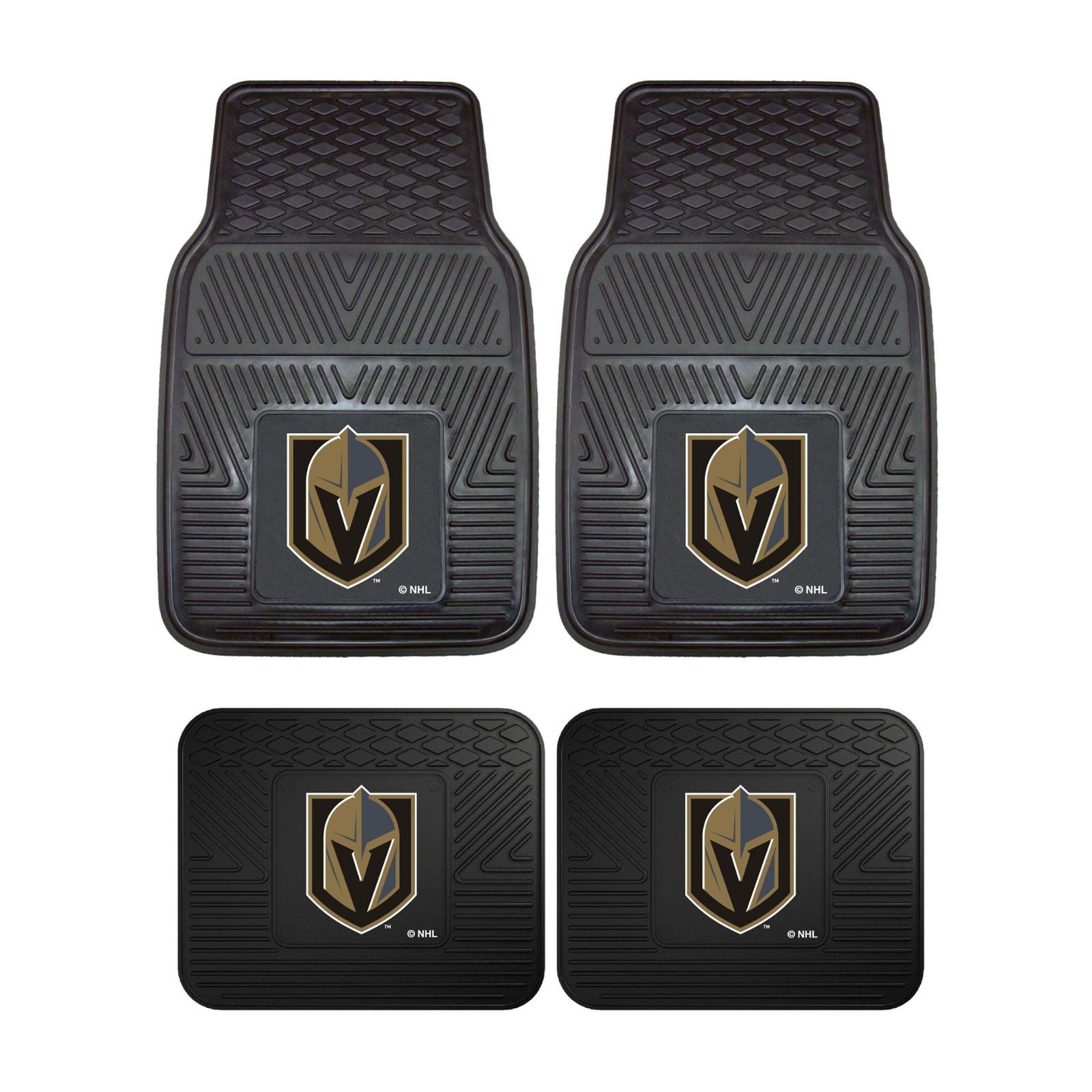 Vegas Golden Knights NHL 4pc Car Mats