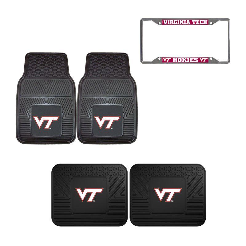 Virginia Tech Hokies Car Accessories, Car Mats & License Plate Frame